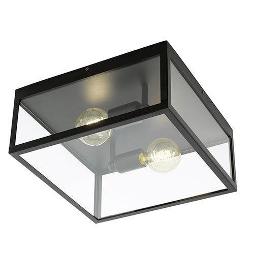 Charterhouse Square Ceiling Light Black