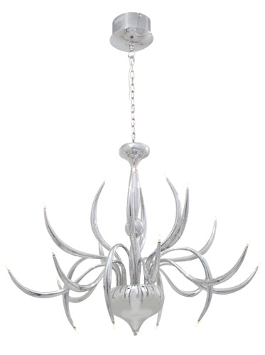 Medusa 20Lt Chandelier 990Mm Chrome