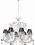 Load image into Gallery viewer, Opulence 8Lt Chandelier 730Mm Black
