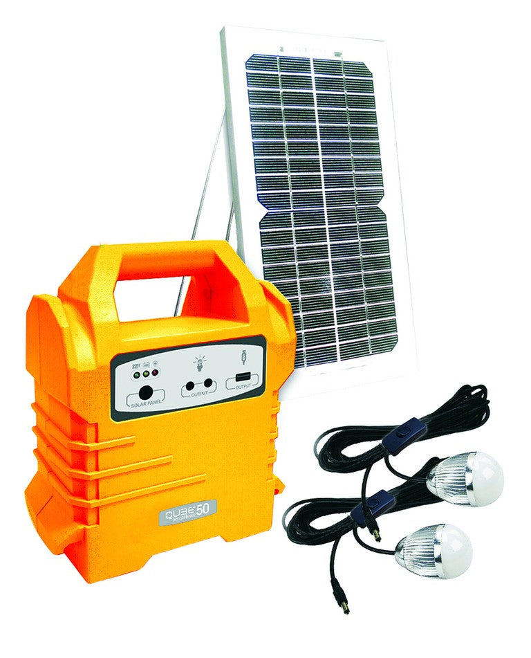 5wp Solar Panel, 2x 3w Led Lights,4ah Battery