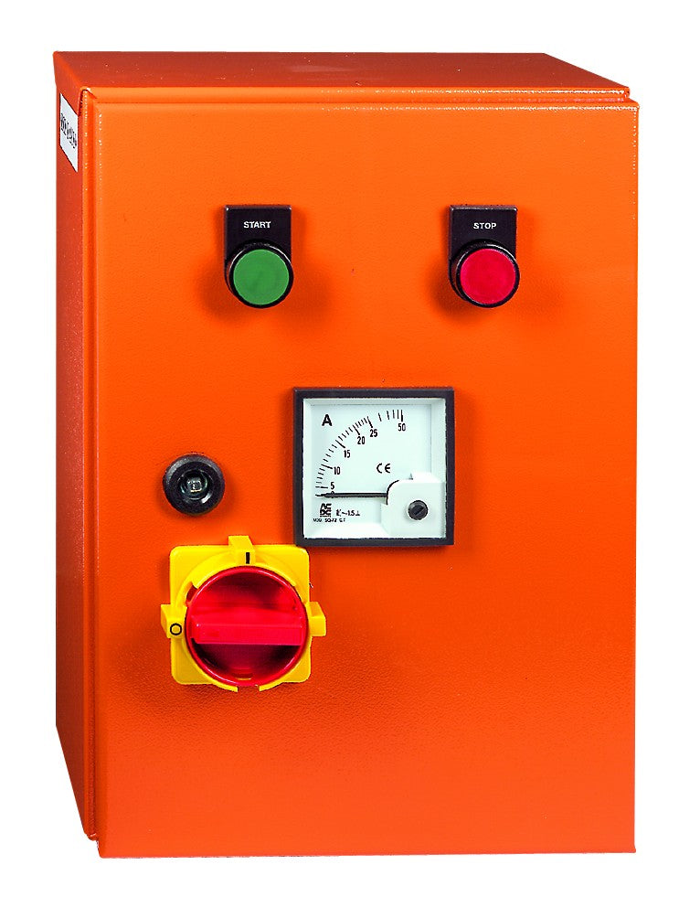 7.5Kw 400V Dol Starter +Isol+Amm Orange Steel Ip65 415V Coil