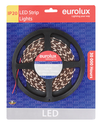 LED Strip 5m 14.4W/m Red IP20