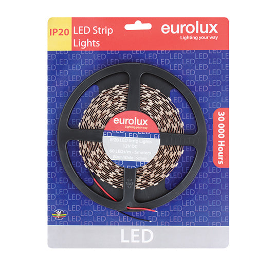 LED Strip 5m 14.4W/m Warm White IP20