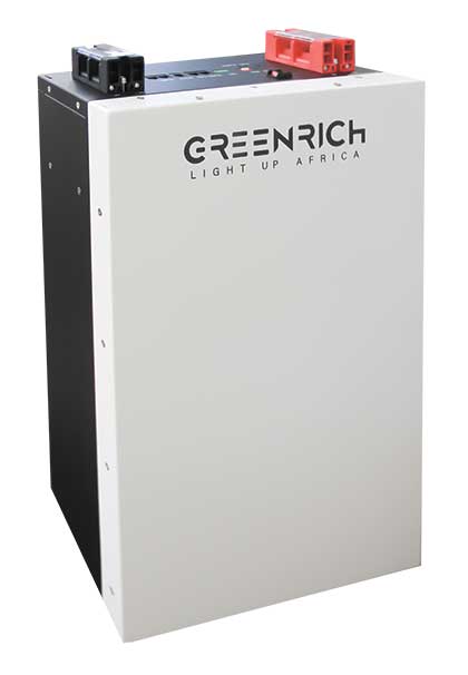 4.96kwh 96ah 51.2vdc Wall Mount Greenrich Lifepo4 Battery