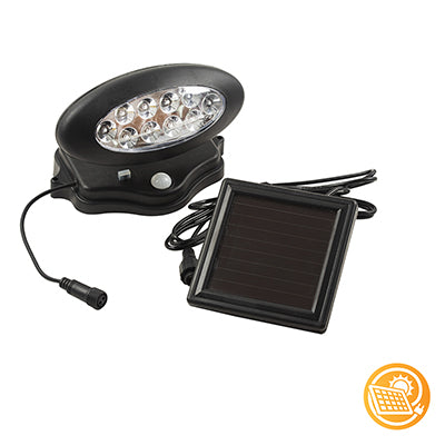 Solar Floodlight Black LED