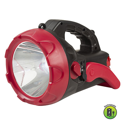 Rechargeable LED Torch 10w Red/Black