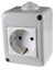 Load image into Gallery viewer, I/Door 16A German Schuko Socket Ip40
