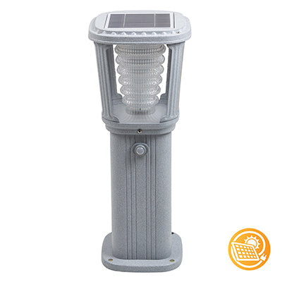 ***DISC***Solar Motion Mini Bollard 176mm Grey